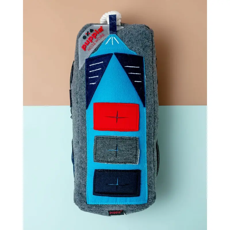 High Rise Interactive Nosework Dog Toy in Grey