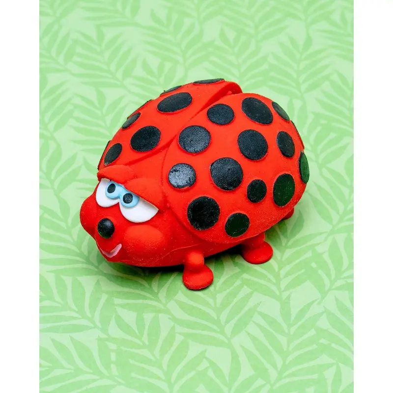 Ladybug Latex Soft Squeaky Dog Toy