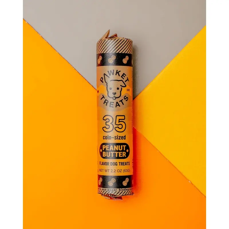 Roll of Peanut Butter Pawket Dog Treats << FINAL SALE >>