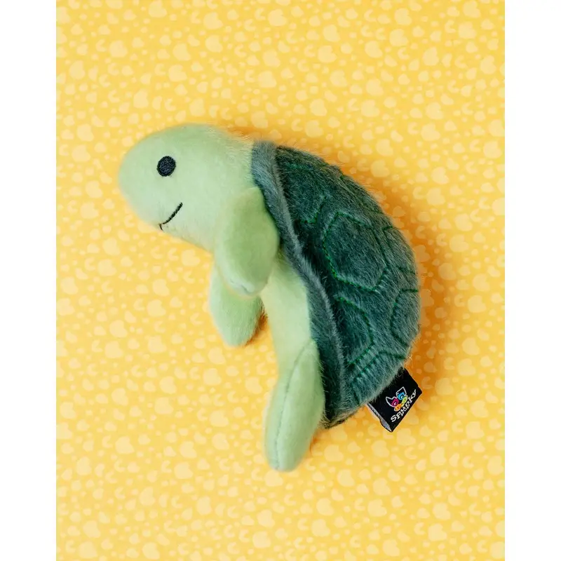 Fuzzy Sea Turtle Plush Dog Toy