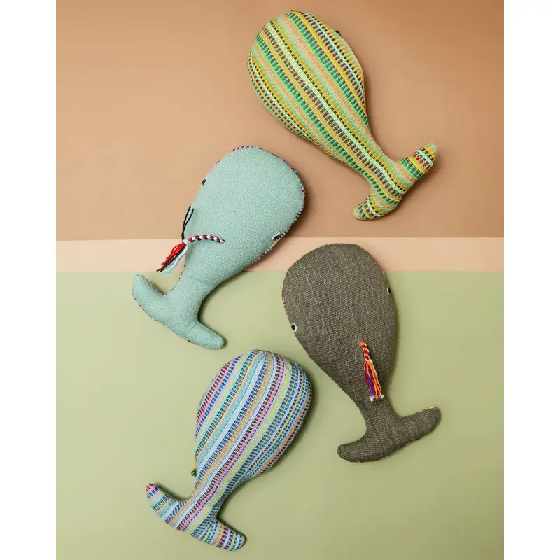 Loomed Whale Dog Toy
