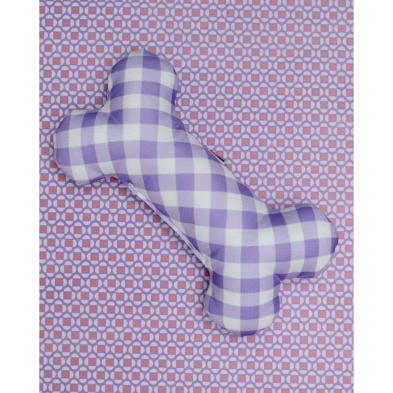 Lovely in Lilac Squeaky Dog Bone Toy (Made in the USA) << FINAL SALE >>