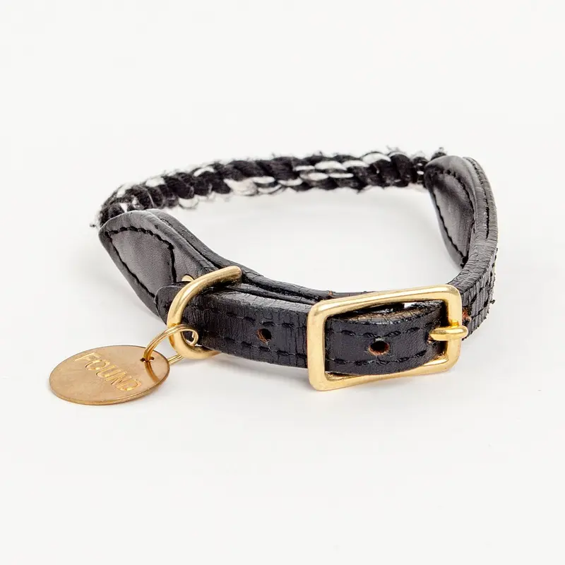 Rope Collar in Black and White (FINAL SALE)