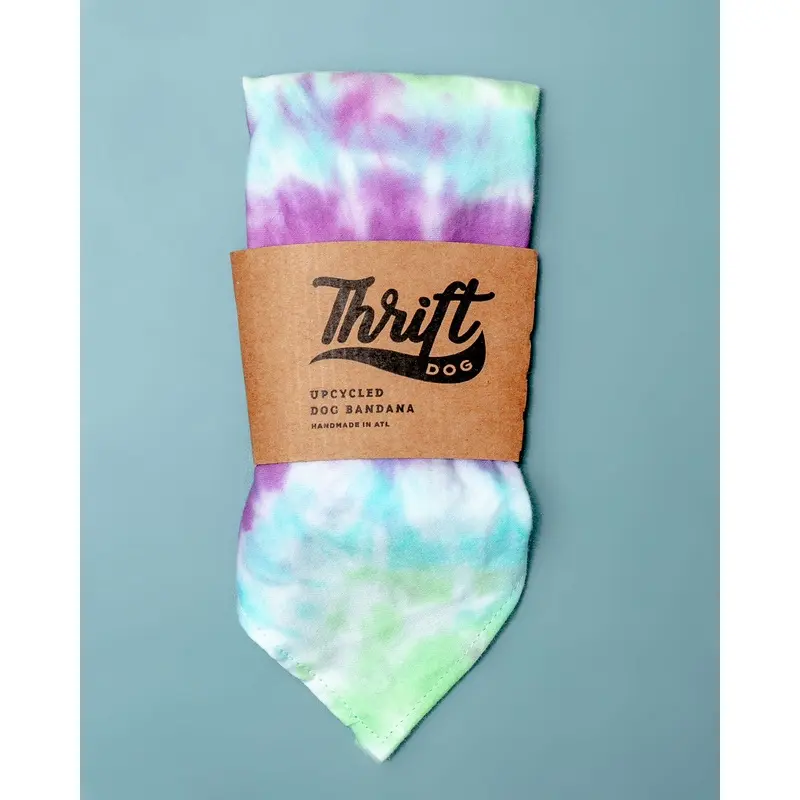 Tie-Dye Dog Bandana in Mood Ring (Made in the USA)