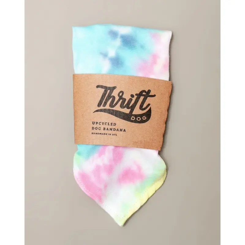 Tie-Dye Dog Bandana in Snow Cone (Made in the USA) (FINAL SALE)