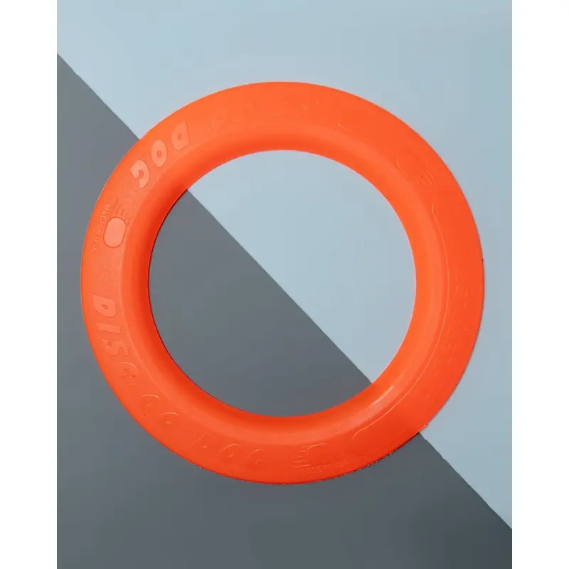 Disc-Go Dog Flying Disc in Orange (Made in the USA)
