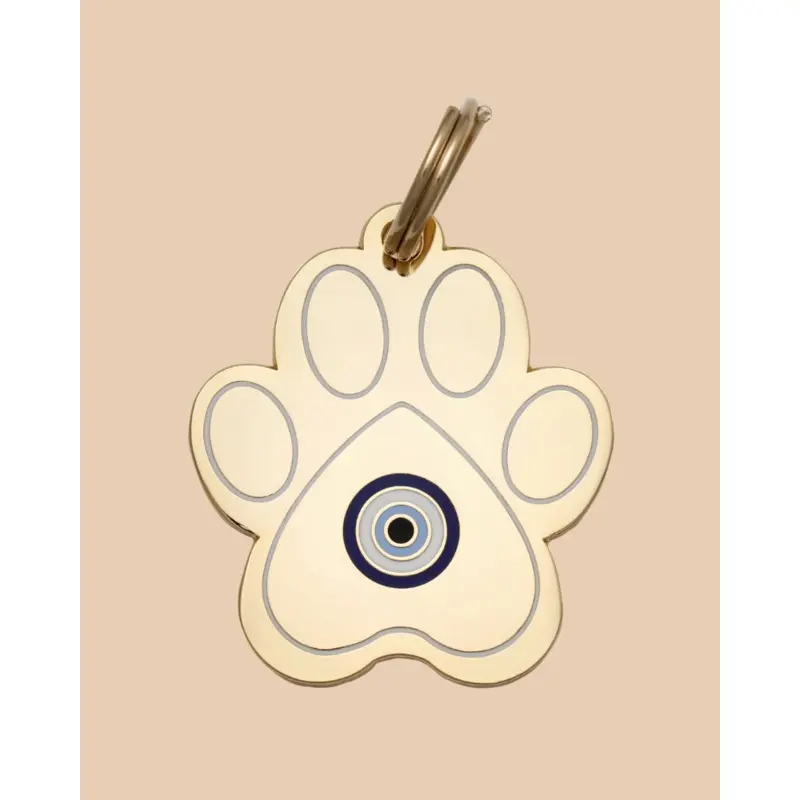 Paw Evil Eye ID Tag (Custom)