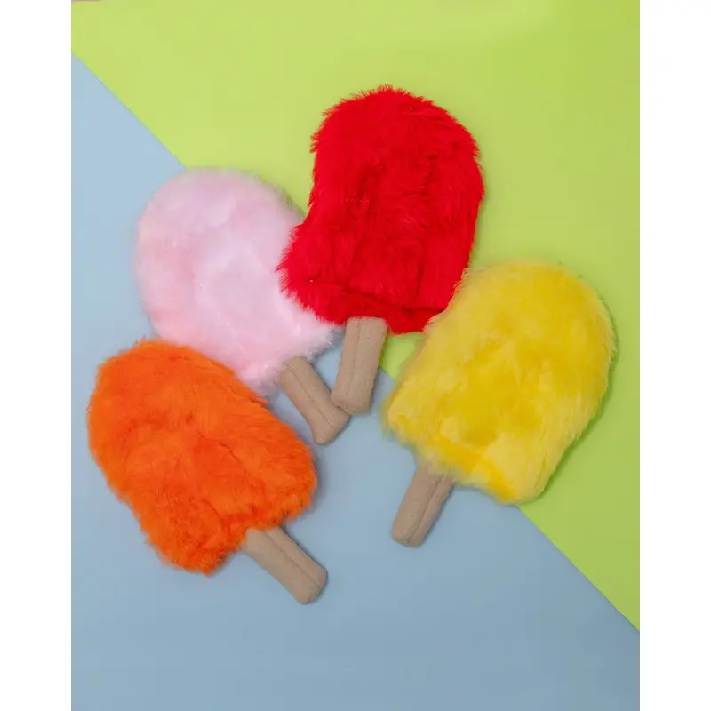 Popsicle Plush Crinkle Dog Toy (Made in the USA) << CLEARANCE >>