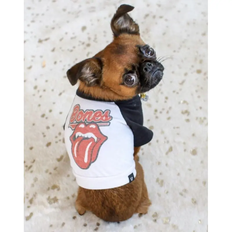 Rolling Bones Raglan Dog Tee (FINAL SALE)