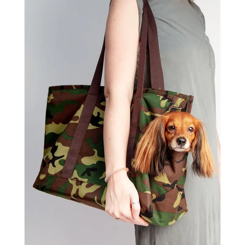 Cordura Zipper Tote in Camo (Made in the USA) (FINAL SALE)