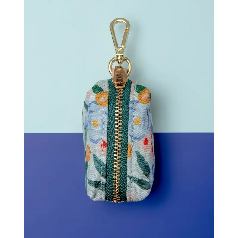 Gathered Print Floral Dog Leash Bag (Made in the USA) << FINAL SALE >>