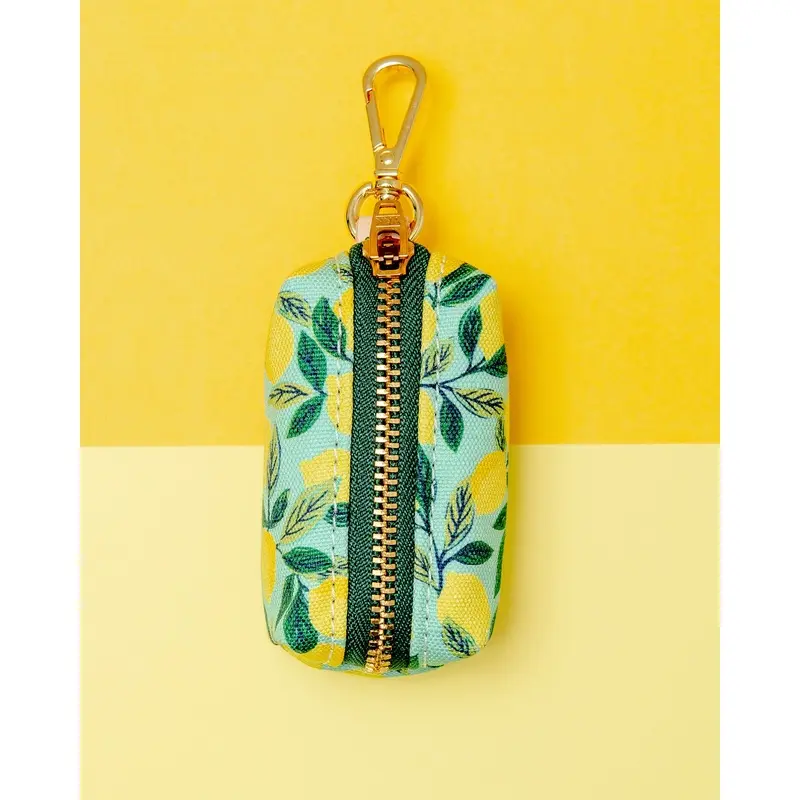 Lemon Zest Dog Leash Bag (Made in the USA) << FINAL SALE >>