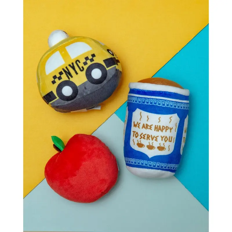New Bark City 3-Piece Dog Toy Set