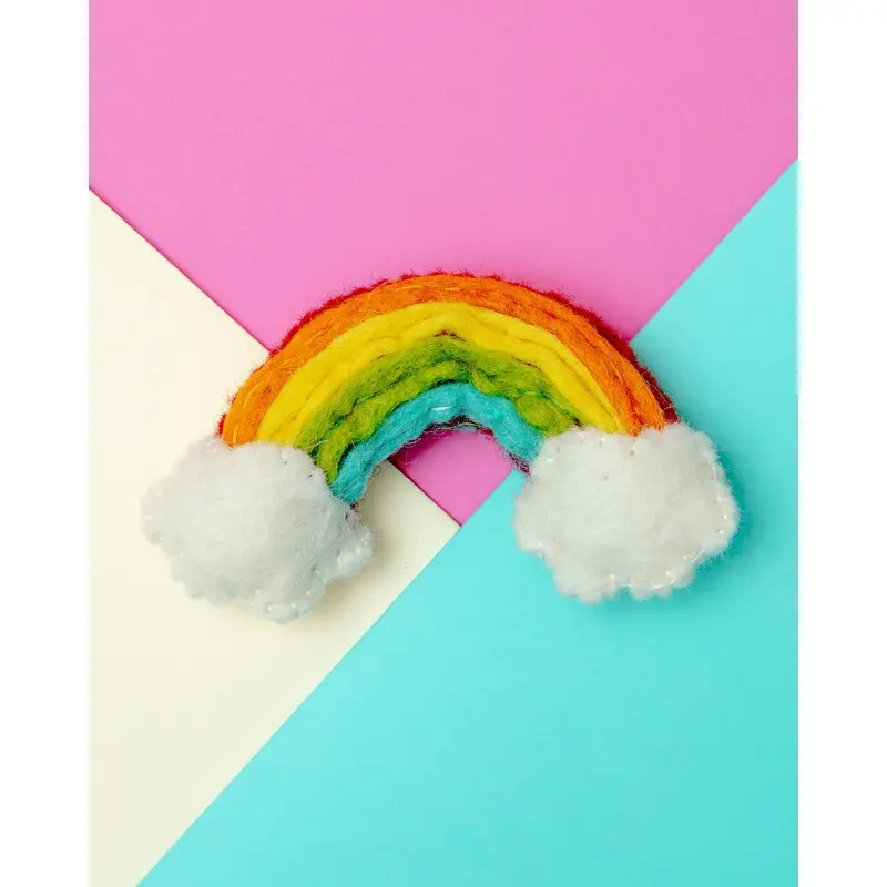 Rainbow Wool Cat Toy