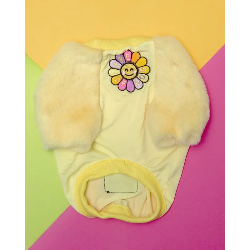 Sunshine Faux-Fur Pullover Top << CLEARANCE >>