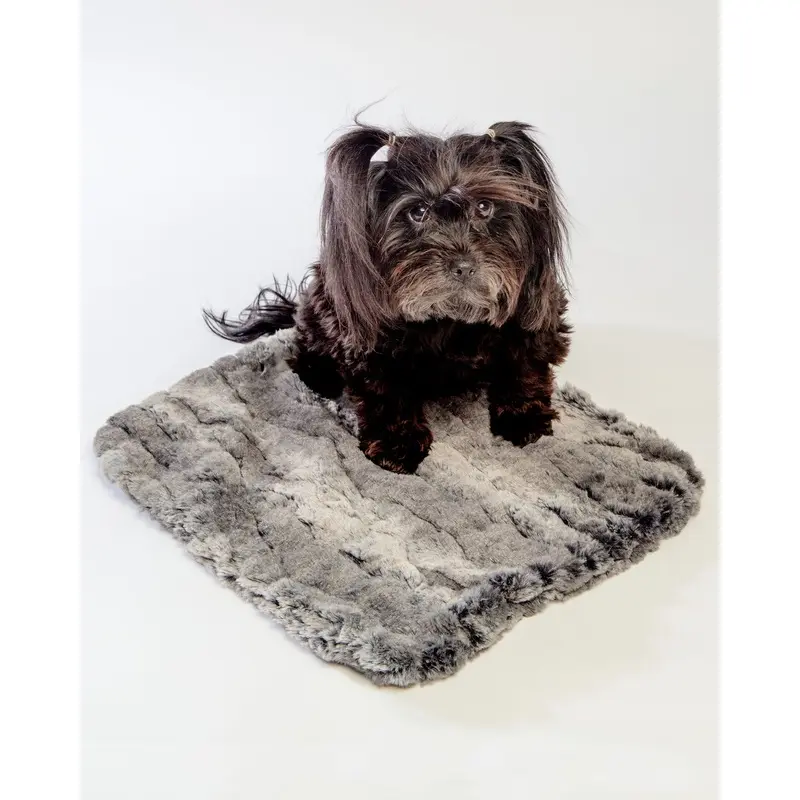 Luxe Granite Plush Dog Blanket (Made in the USA)