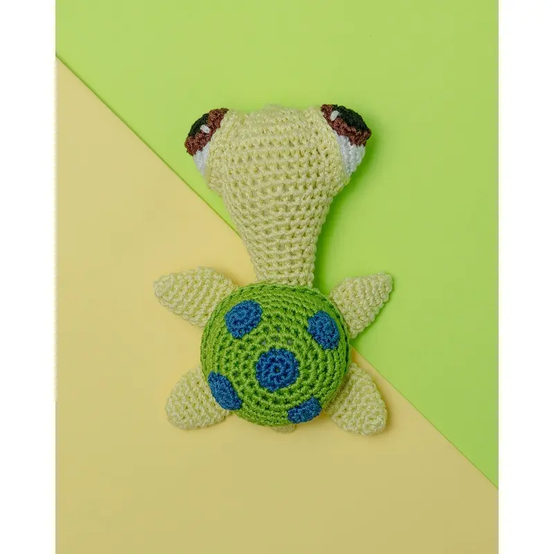 Sea Turtle Organic Knit Dog Toy