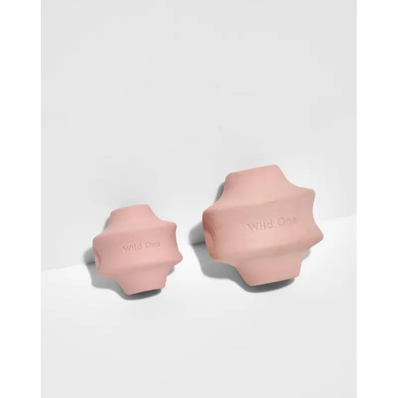 Twist Toss Dog Toy in Blush