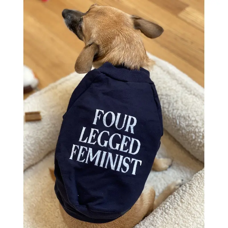 Cut-Sleeve Four-Legged Feminist T-Shirt (Made in the USA)