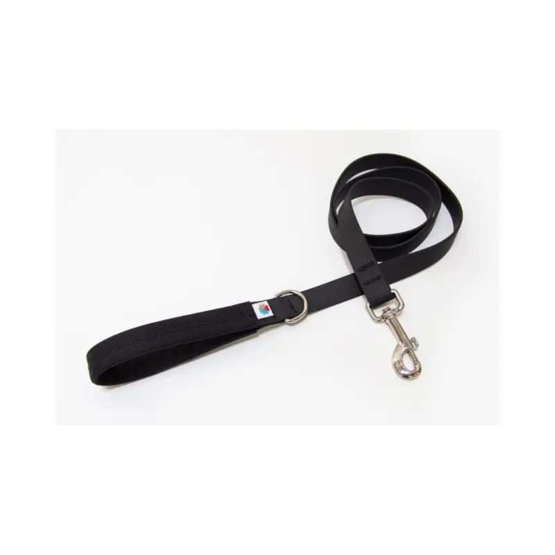 Funston Dog Leash in Black Biothane