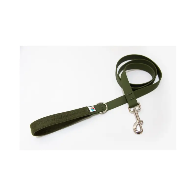 Funston Dog Leash in Olive Biothane