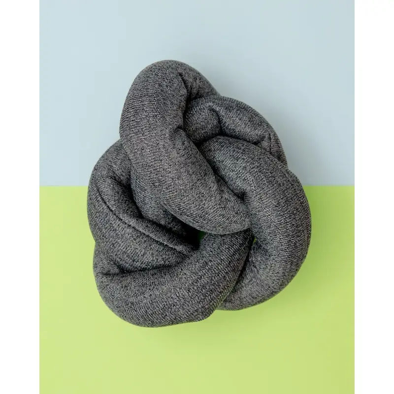 Nou Interactive Crinkle Dog Toy in Charcoal Grey