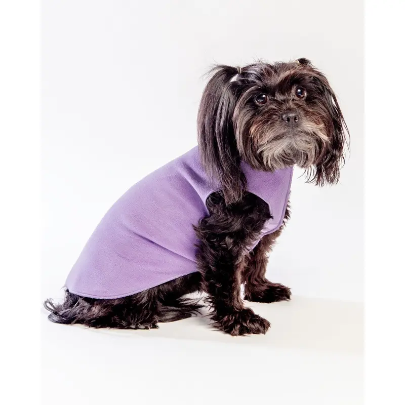 Pullover Stretch Dog Fleece in Lavender