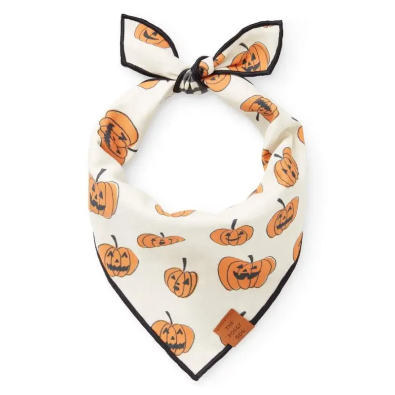 Pumpkin Patch Reversible Dog Bandana (Made in the USA)