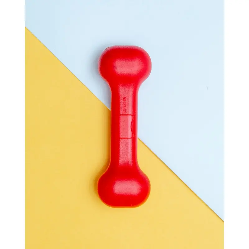 The Perfect Bone Dog Toy in Red (Made in the USA)