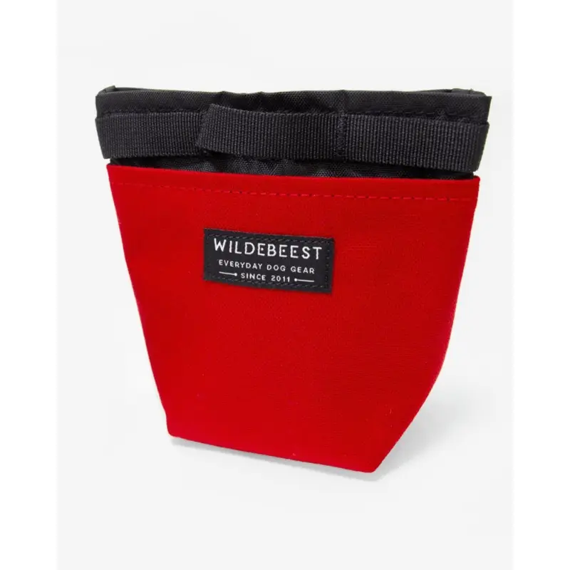 Alamo Dog Treat Pouch in Red