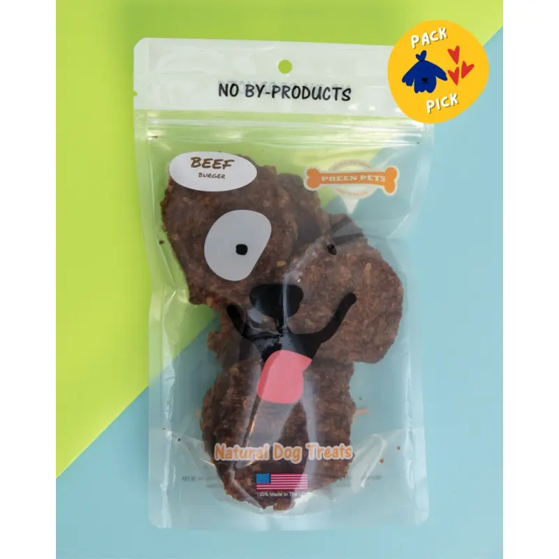 Beef Burger Dog Treats (Made in the USA)