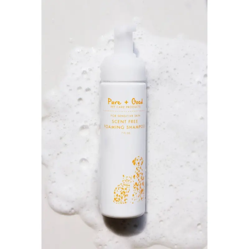 Scent Free Foaming Shampoo for Dogs & Cats