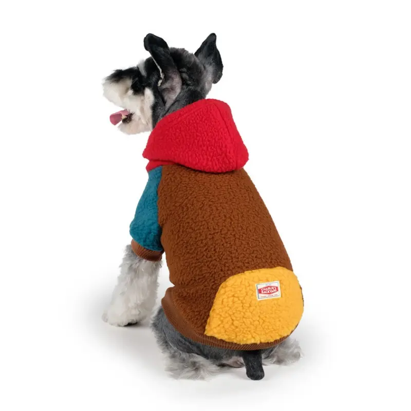 Cooper Plush Fleece Dog Hoodie