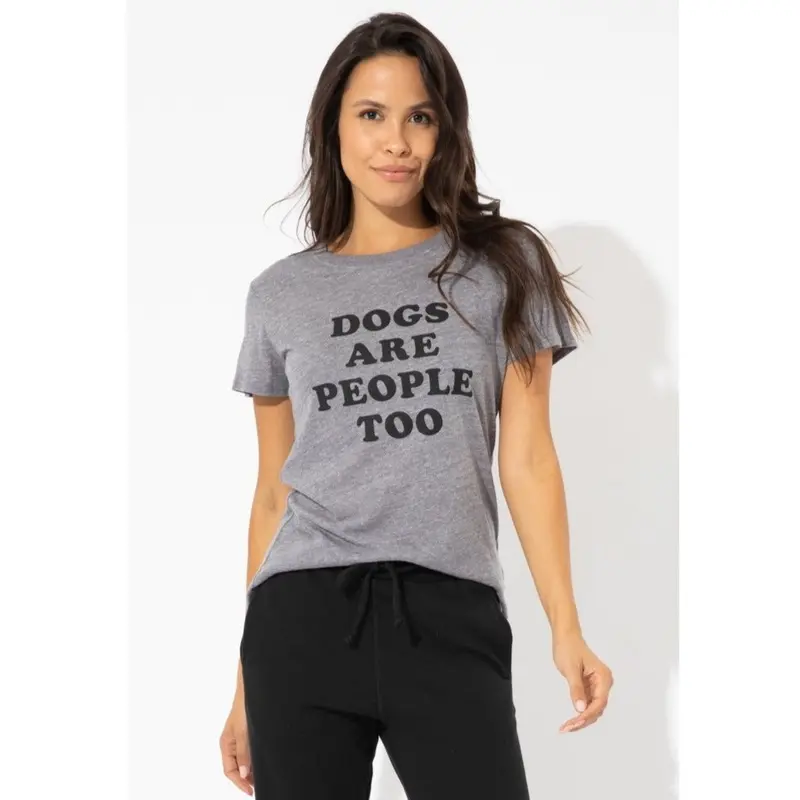 Dogs are People Too Crewneck Tee (FINAL SALE)