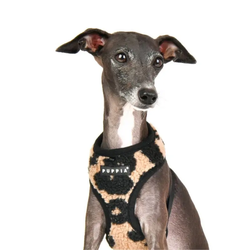 Leopard Fleece Over-the-Head Dog Harness(FINAL SALE)