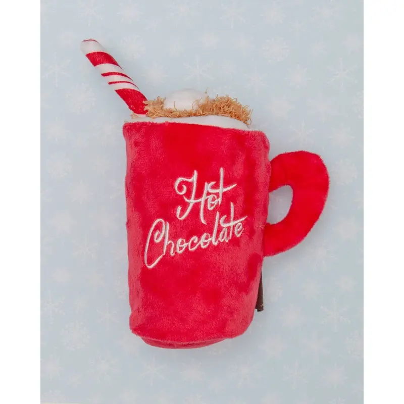 Squeaky Hot Chocolate Holiday Dog Toy
