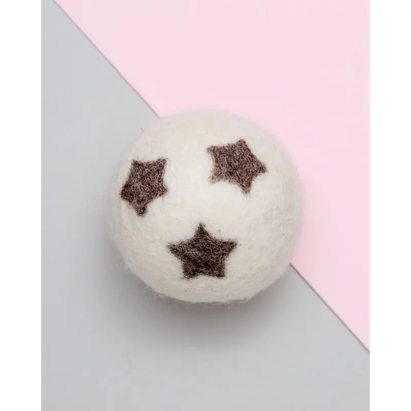 Wool Ball Toy with Stars