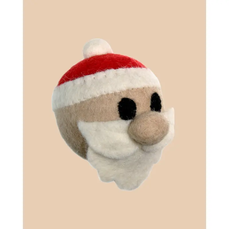 Wooly Santa Dog Toy