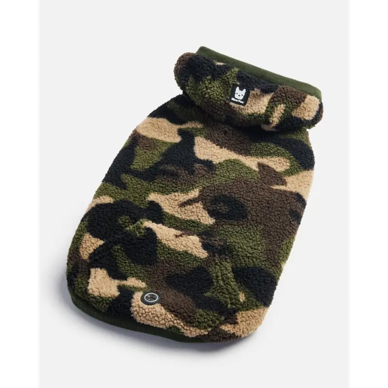 Hunter Sherpa Dog Hoodie in Camo((FINAL SALE))