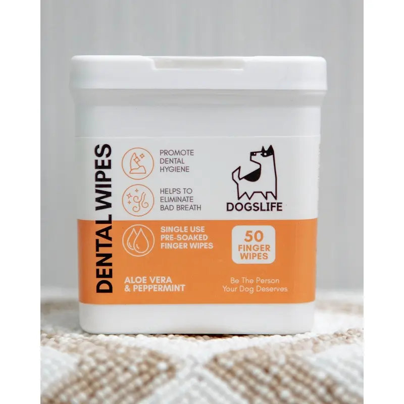 Dog Dental Cleaning Finger Wipes