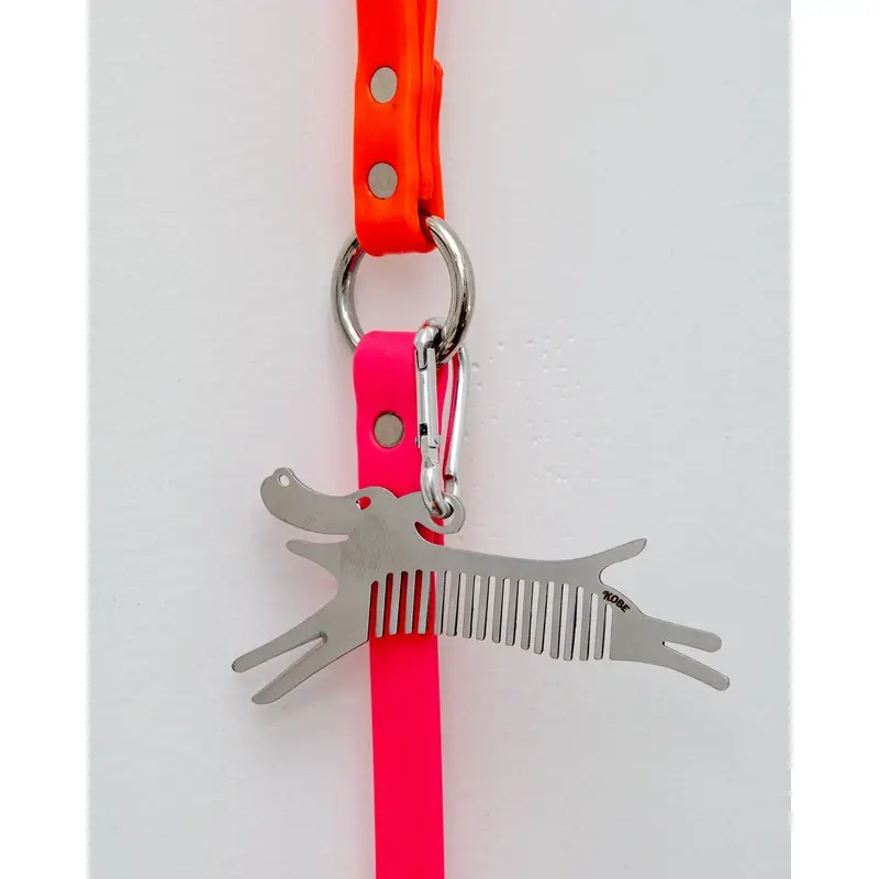 Dog Tick Comb Tool w/ Keychain Attachment