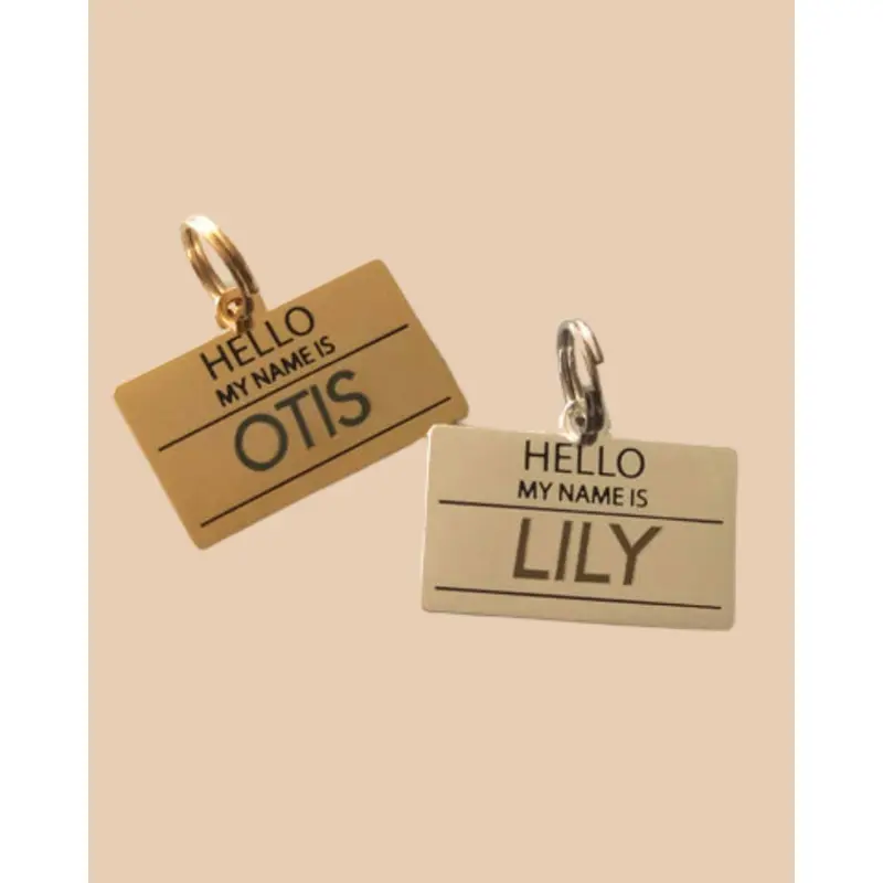 Hello, My Name Is ID Tag (Custom/Drop-Ship)