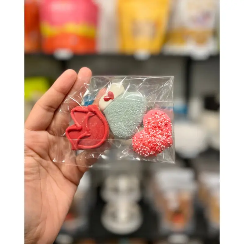 Hugs & Kisses PB & Honey Dog Treat Trio