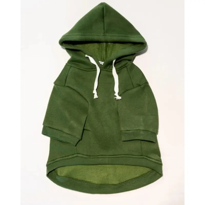 Comfort Pullover Dog Hoodie in Forest Green(FINAL SALE)