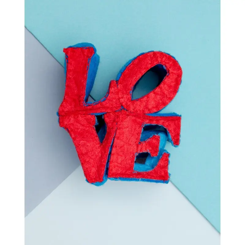 Felt "Love" Squeaky Dog Toy (FINAL SALE)