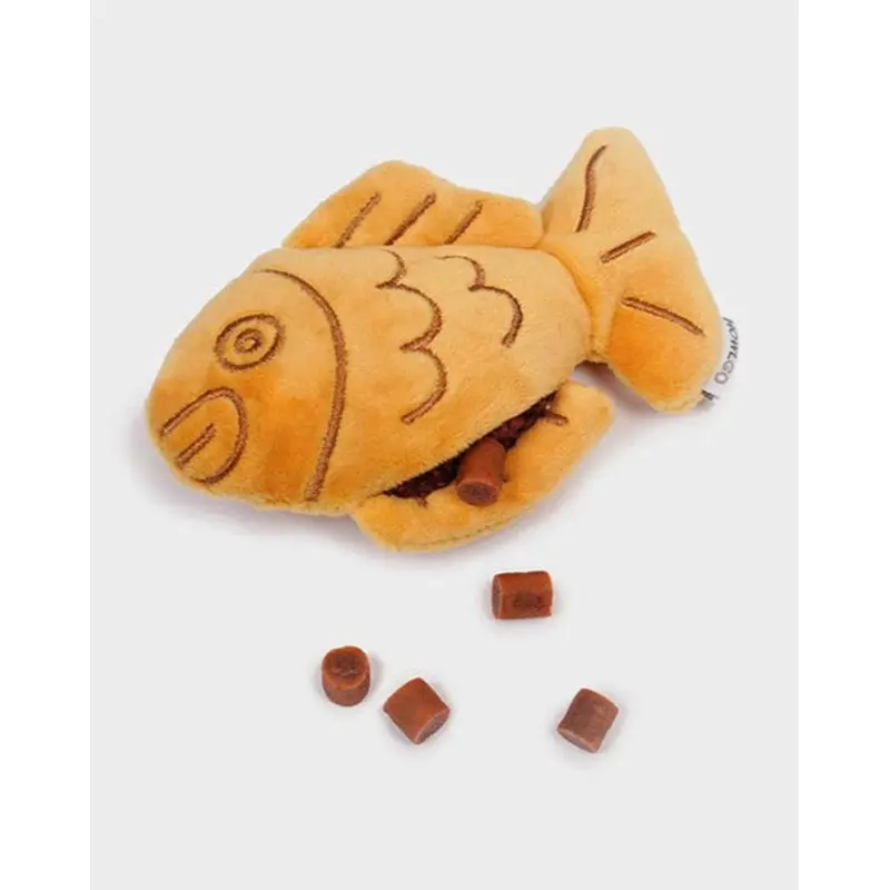 Fish Bread Nosework Dog Toy