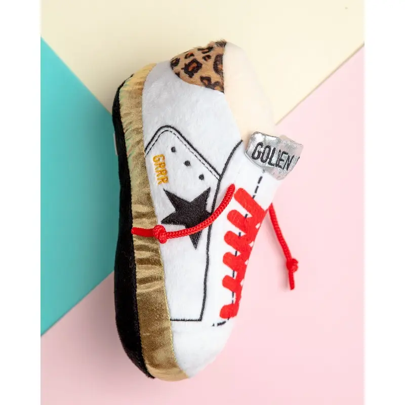 Golden Pooch Sneaker Plush Dog Toy