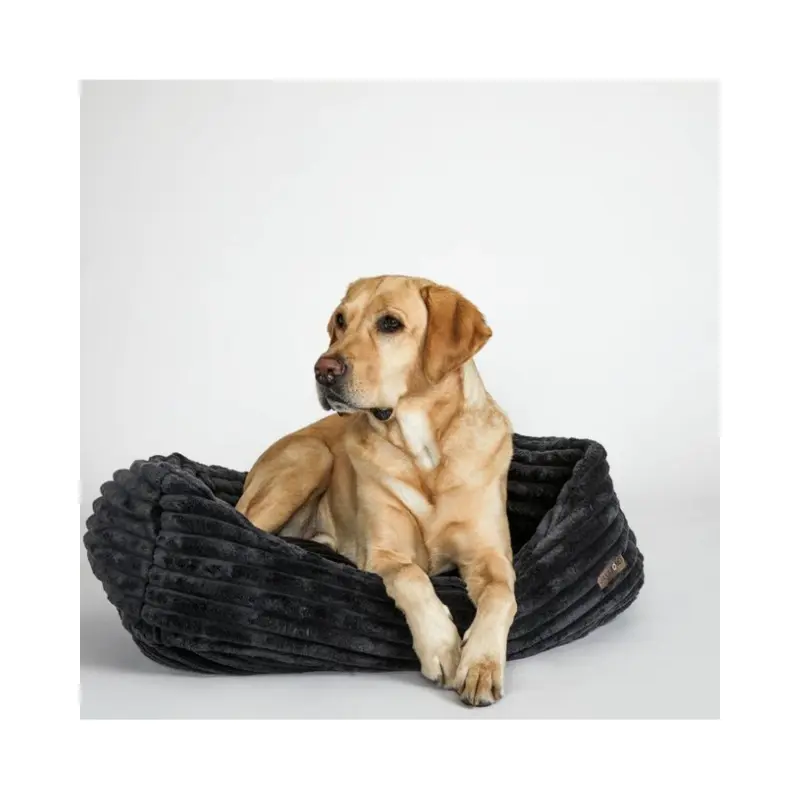Napper Dog Bed in Luna Black (Custom/Direct-Ship) (Made in the USA)