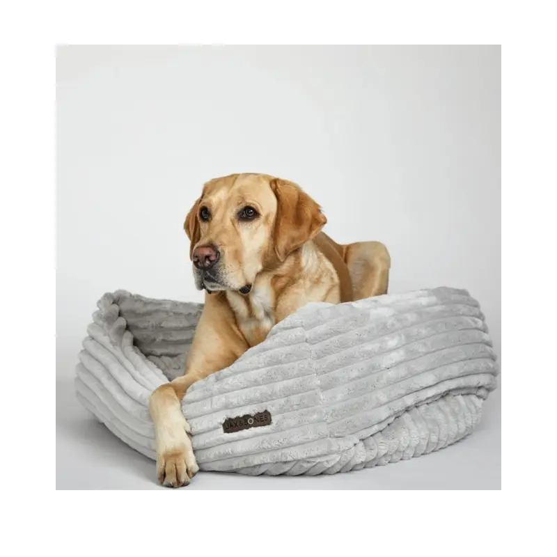 Napper Dog Bed in Luna Grey (Custom/Direct-Ship) (Made in the USA)