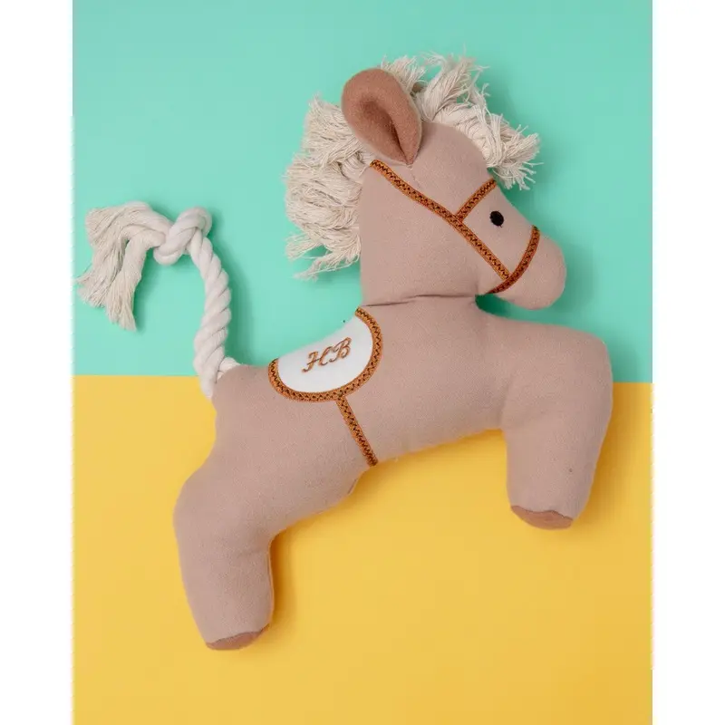 Off to the Races Horse Plush Dog Toy